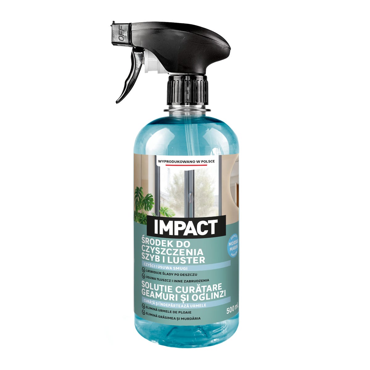 Środek do czyszczenia szyb i luster 500 ml Impact