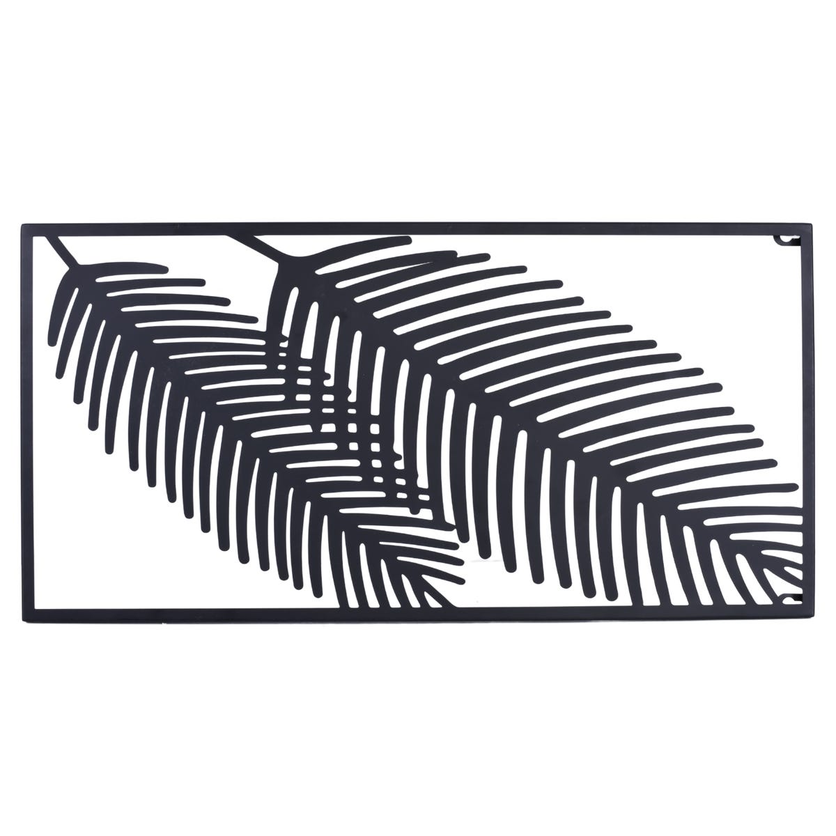 Metalowa dekoracja ścienna Pióra 30 x 60 cm