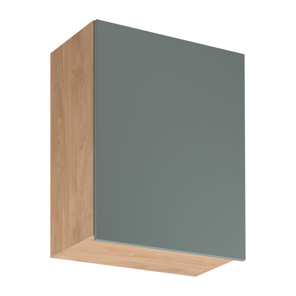 Szafka kuchenna wisząca Acari 60 cm wys. 72 cm kolor zielony/dąb