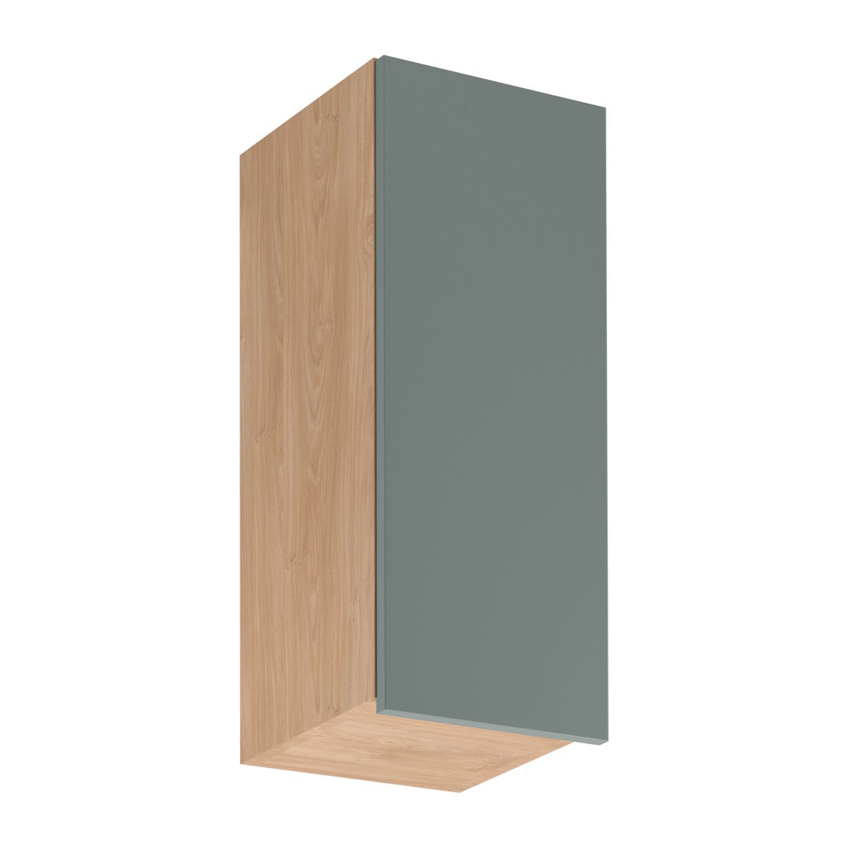 Szafka kuchenna wisząca Acari 30 cm wys. 72 cm kolor zielony/dąb