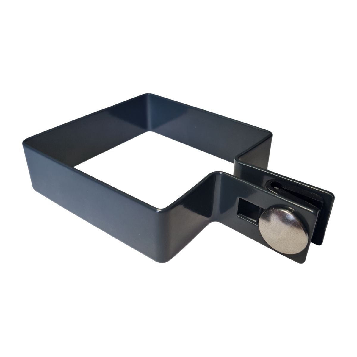 Obejma początkowa 80x80 mm antracytowa Polimet
