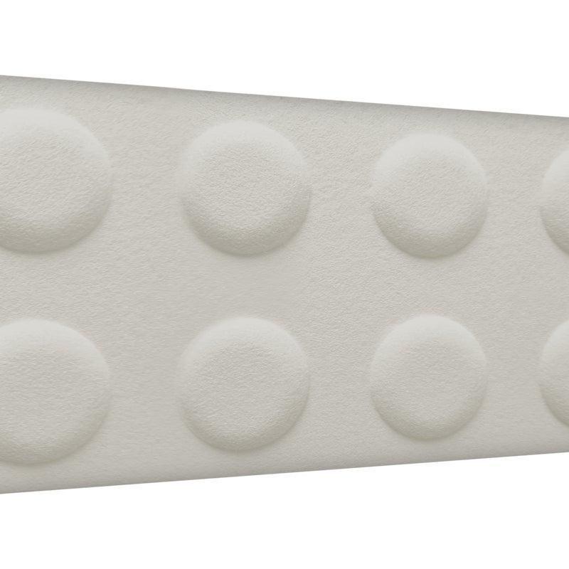 Panele ścienne 3D filcowe Klocek kremowy 60x30 cm