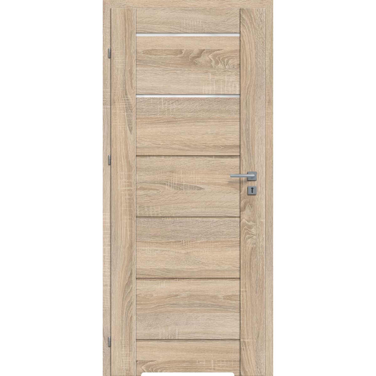 Drzwi wewnętrzne łazienkowe z podcięciem wentylacyjnym Terso Dąb Sonoma 3D 80 lewa Classen