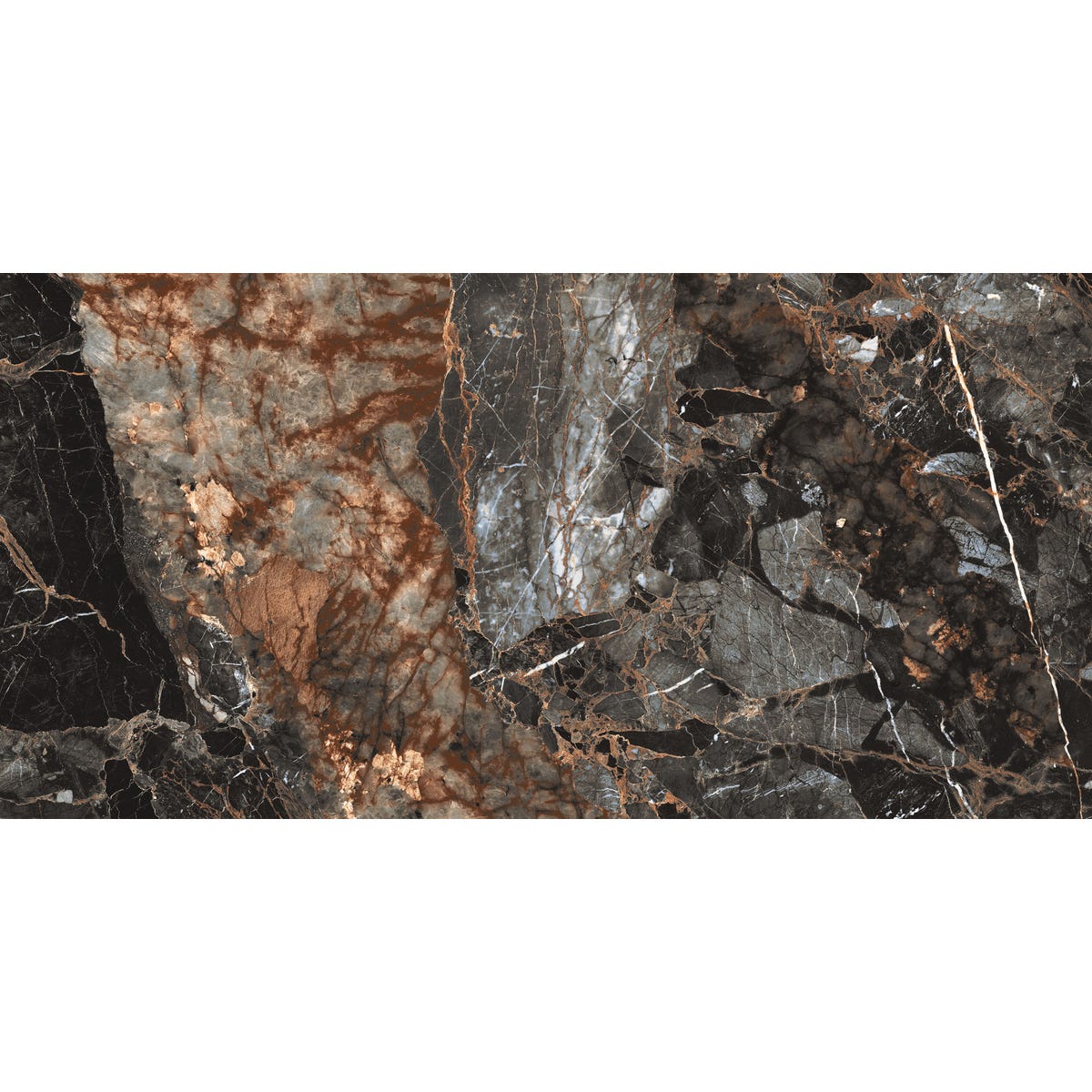 Gres szkliwiony Naica Black Mat 60x120 Keros