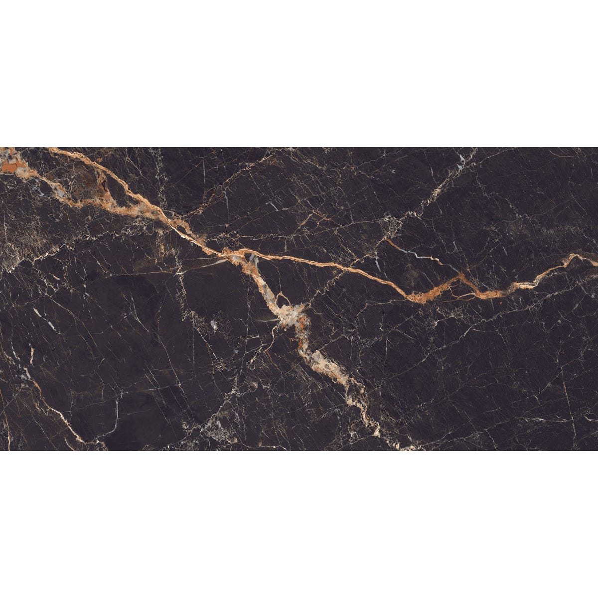 Gres szkliwiony Georgia Black High Glossy 60x120 Keros