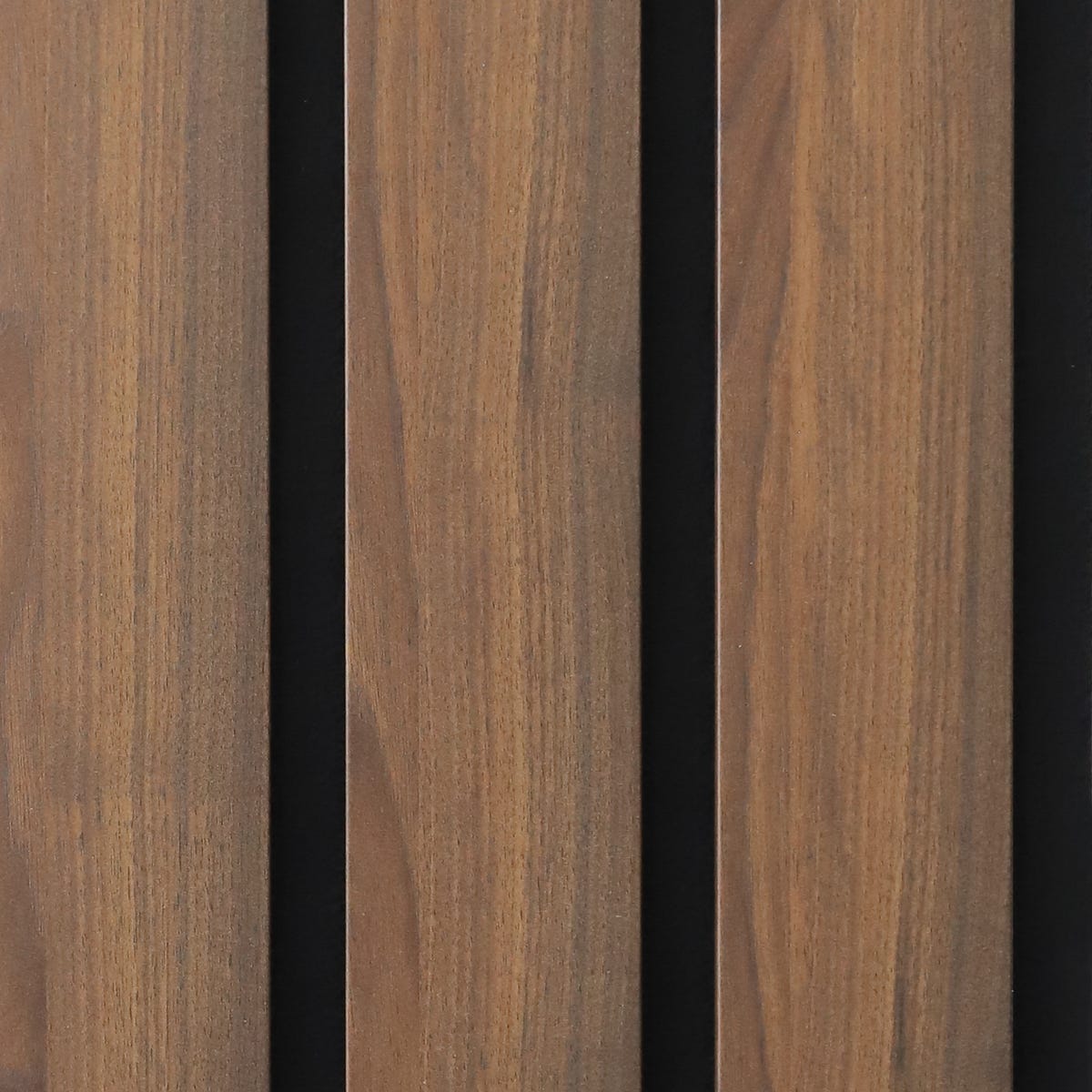 Panele ścienne 3D Lamel na czarnym filcu 265x30 cm Orzech Trend 3 lamele