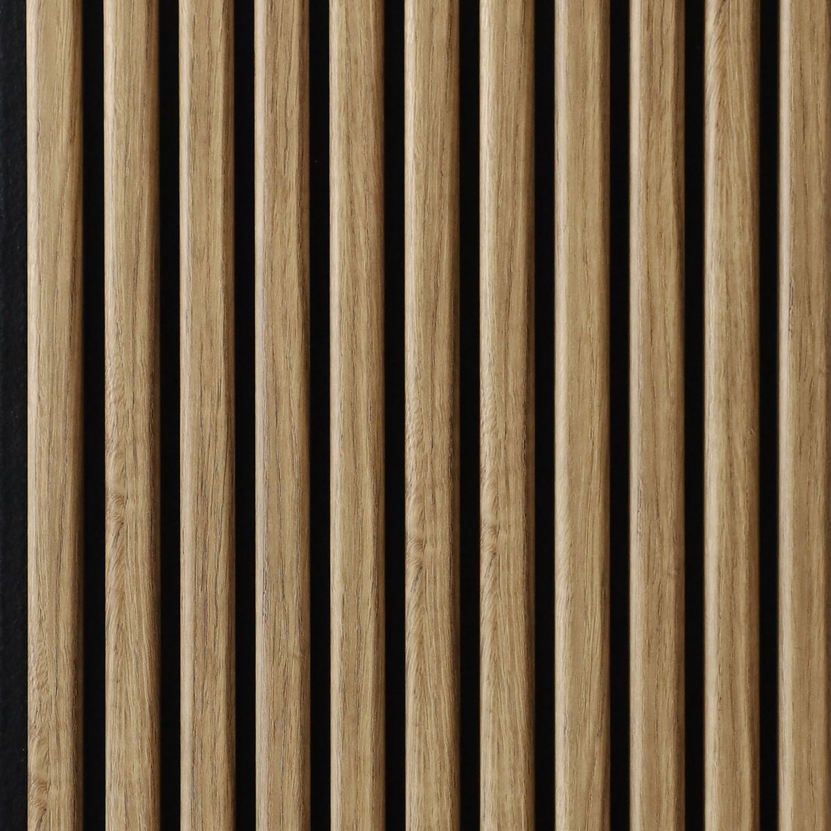 Fllow Panele ścienne 3D Lamel na czarnym filcu 265x30 cm Catania