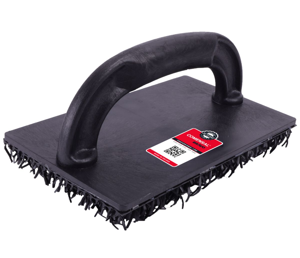 Paca z podkładem do pracy z tynkami dekoracyjnymi 12x20 cm czarna