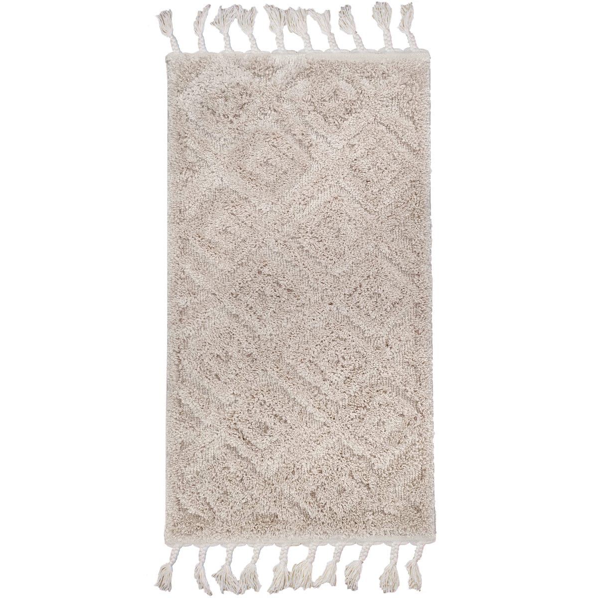 Dywan z frędzlami Havana kremowy 60 x 100 cm