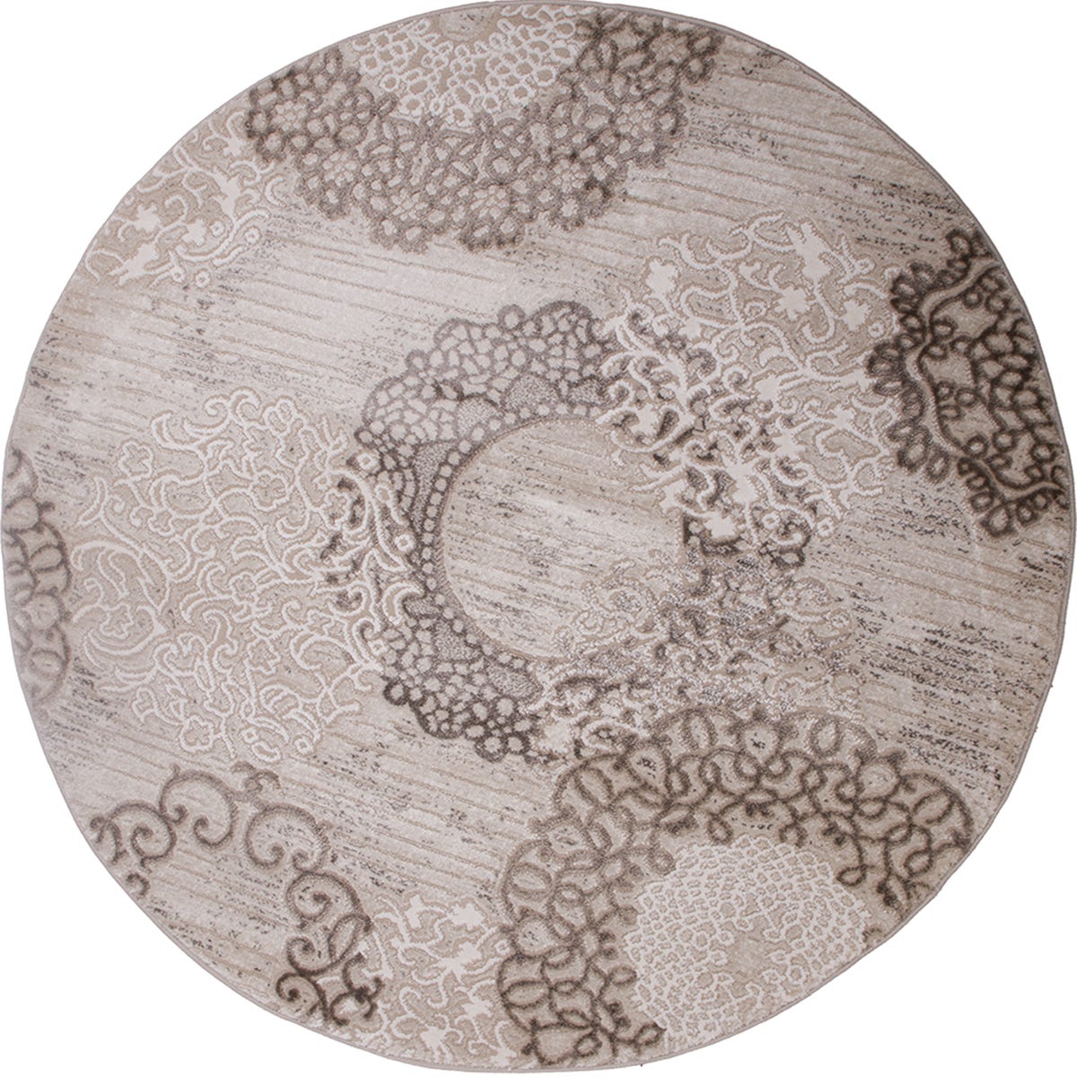 Dywan okrągły Amass brązowy śr. 160 cm