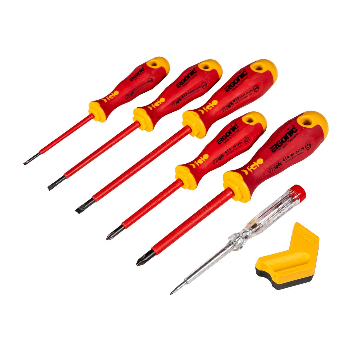 Zestaw izolowanych wkrętaków 6 sztuk Felo Ergonic Izol
