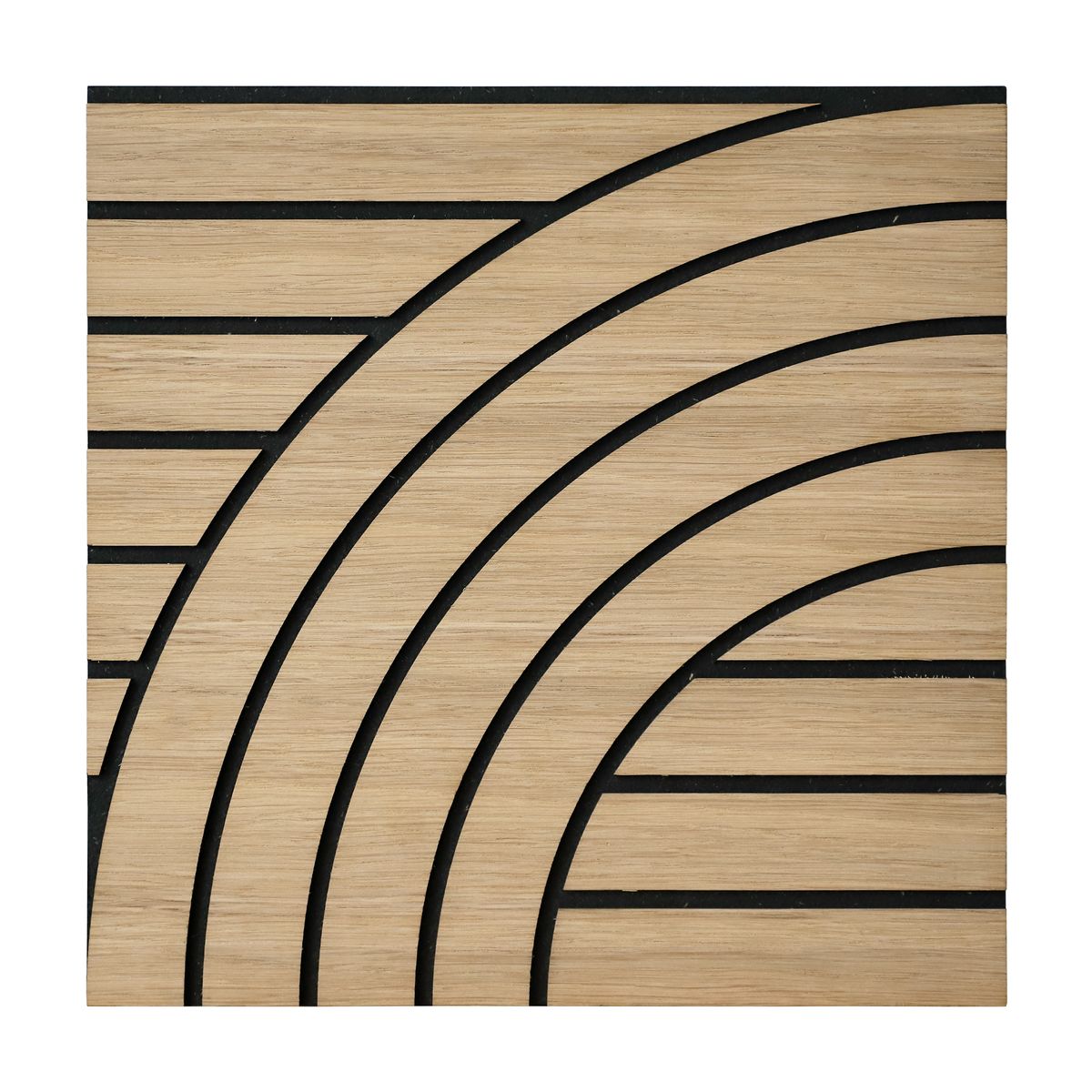 Panel ścienny MDF frezowany Arch prawy 30x30 cm