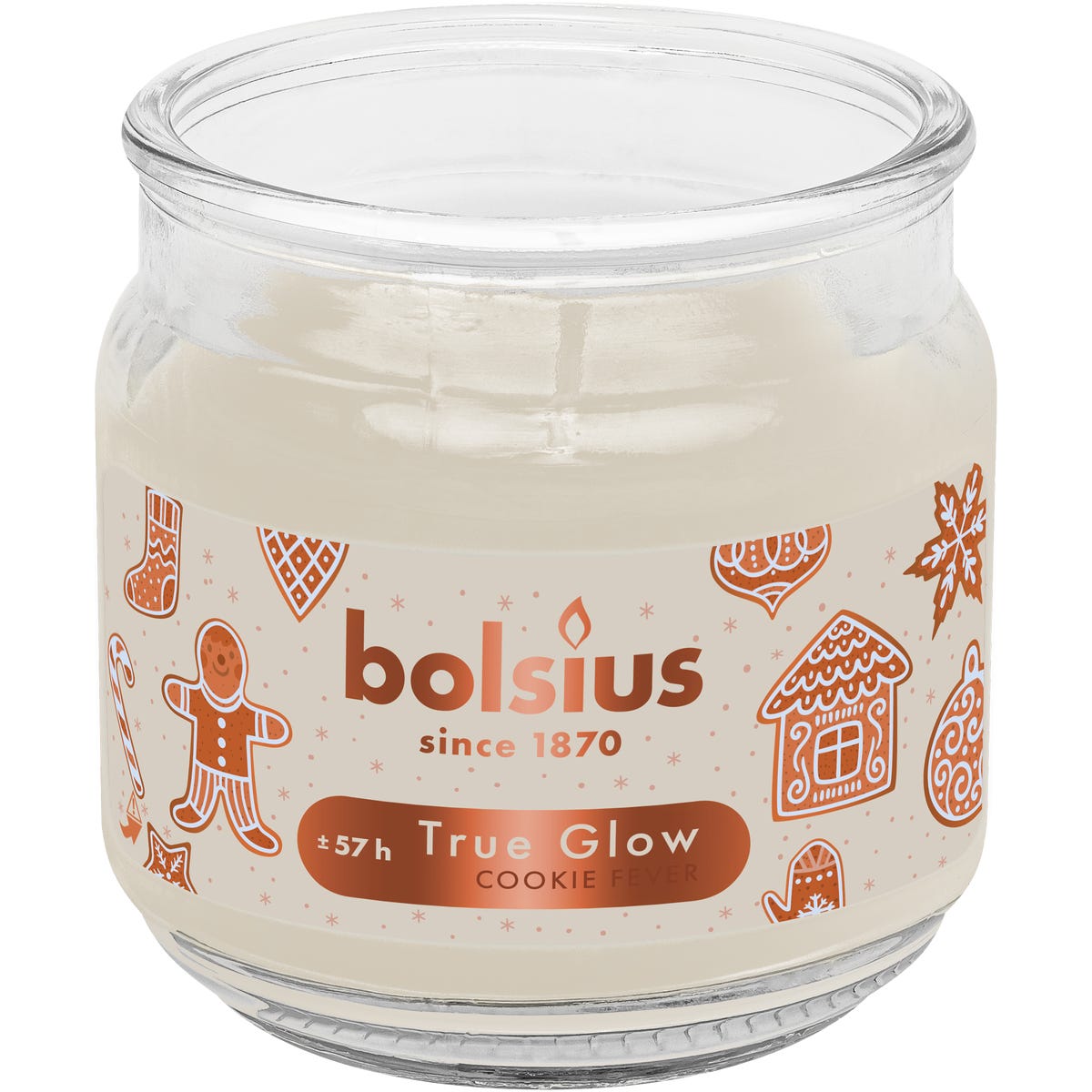 Świeca zapachowa w szkle True Glow Cookie Fever Bolsius