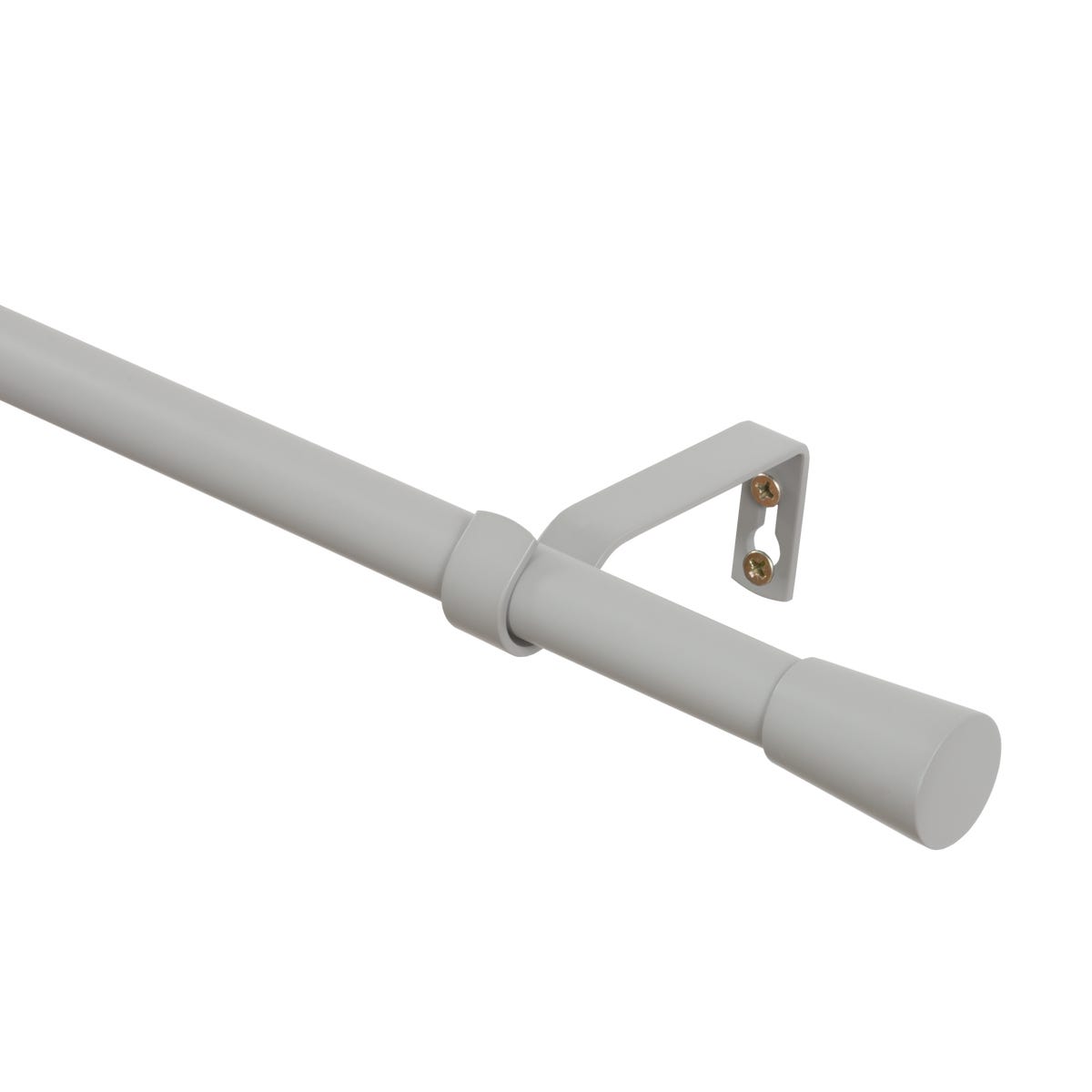 Karnisz Eris 160 cm pojedynczy szary mat 19 mm Inspire