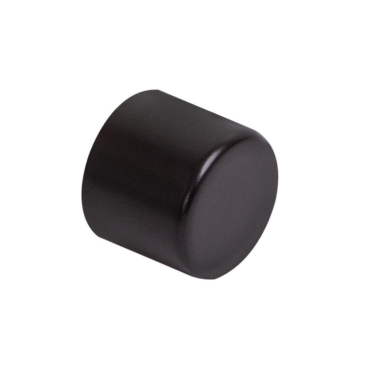 Końcówka do karnisza prosta II czarny mat 19 mm Inspire