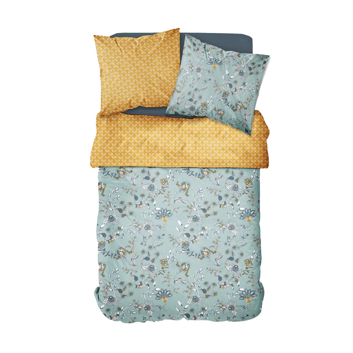 Pościel 200 x 220 cm Sunshine zielona