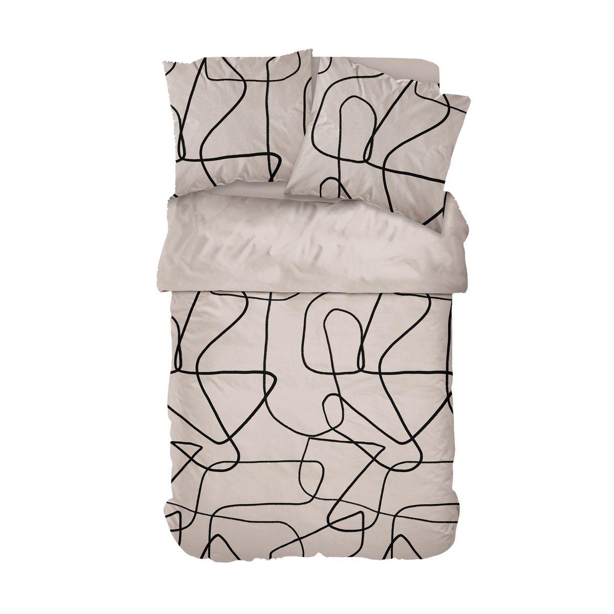 Pościel 160 x 200 cm Sunshine beżowa