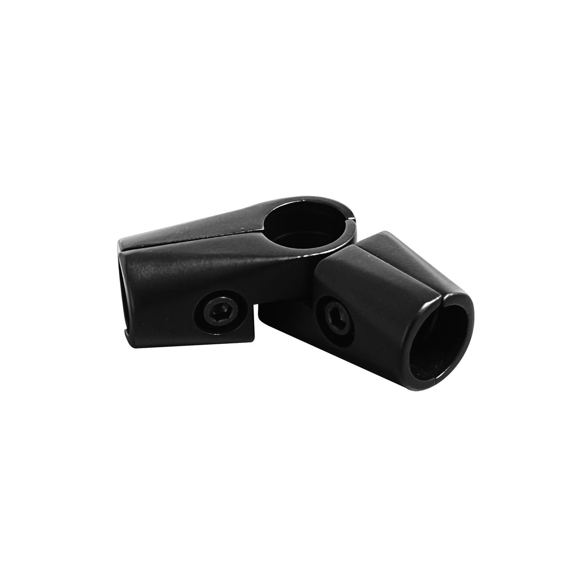 Złącze dwuramienne do drążka szafy Tris Black śr. 25 mm Q25