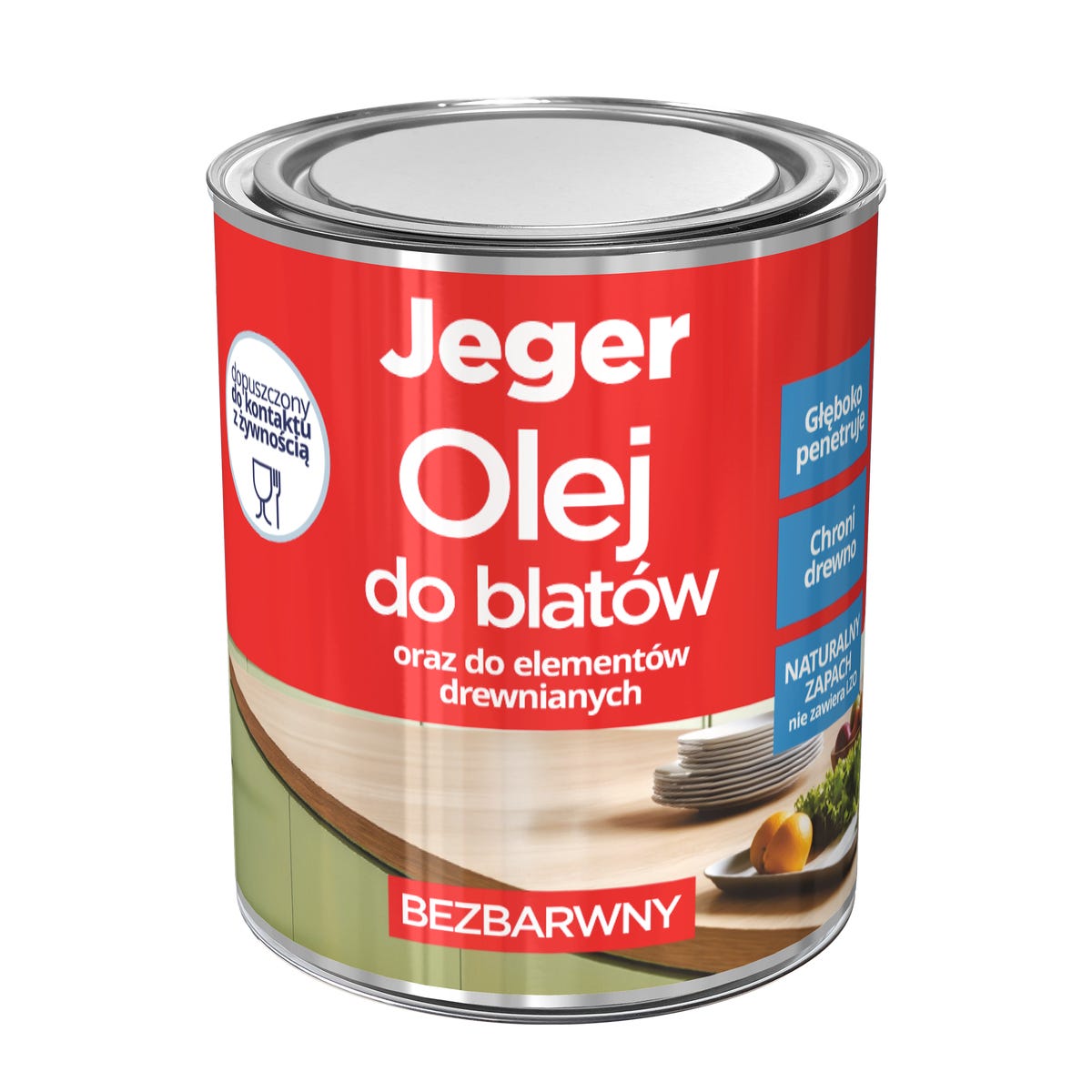 Oleje do blatów bezbarwny 0.5 l Jeger