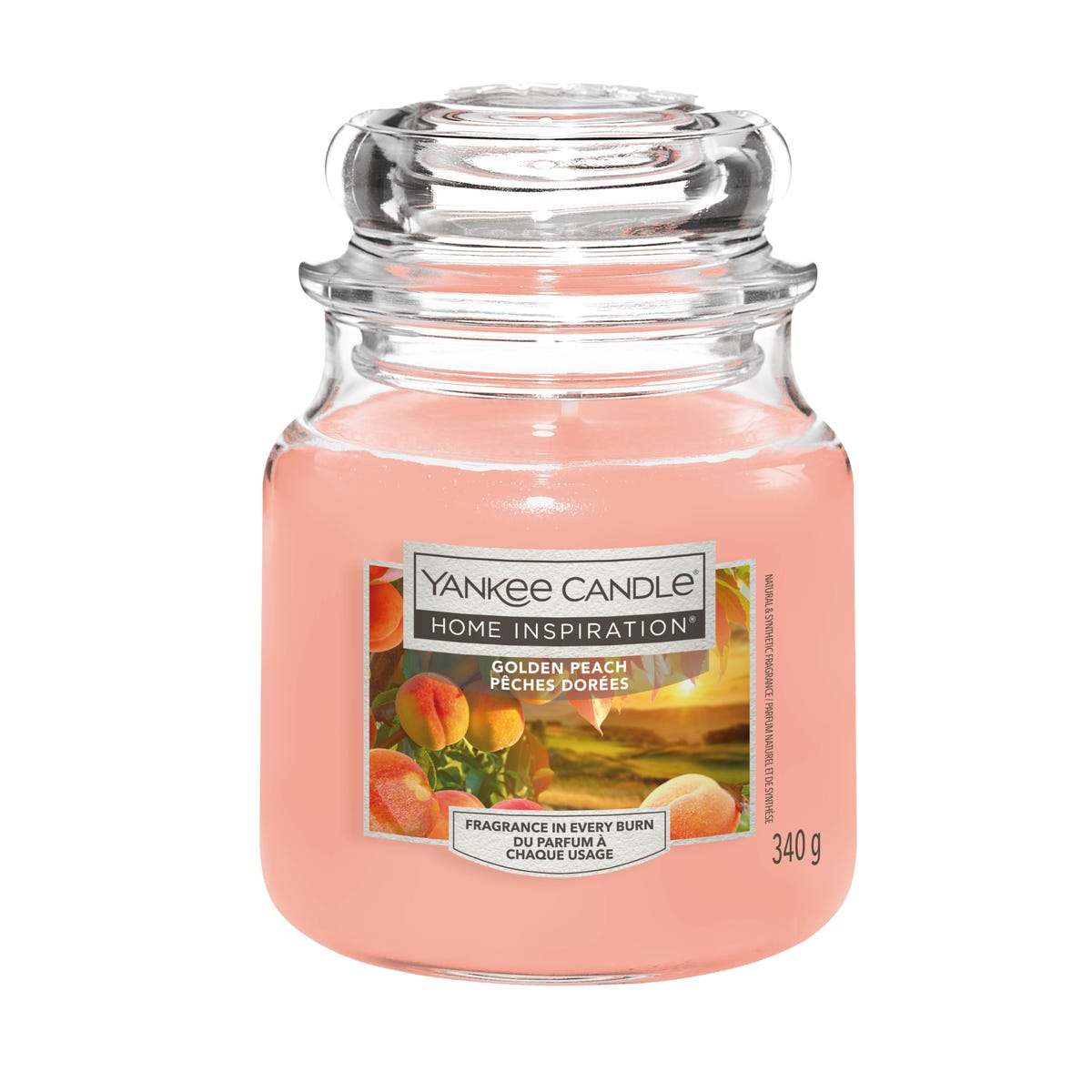 Świeca zapachowa w szkle Golden Peach Yankee Candle 340 g