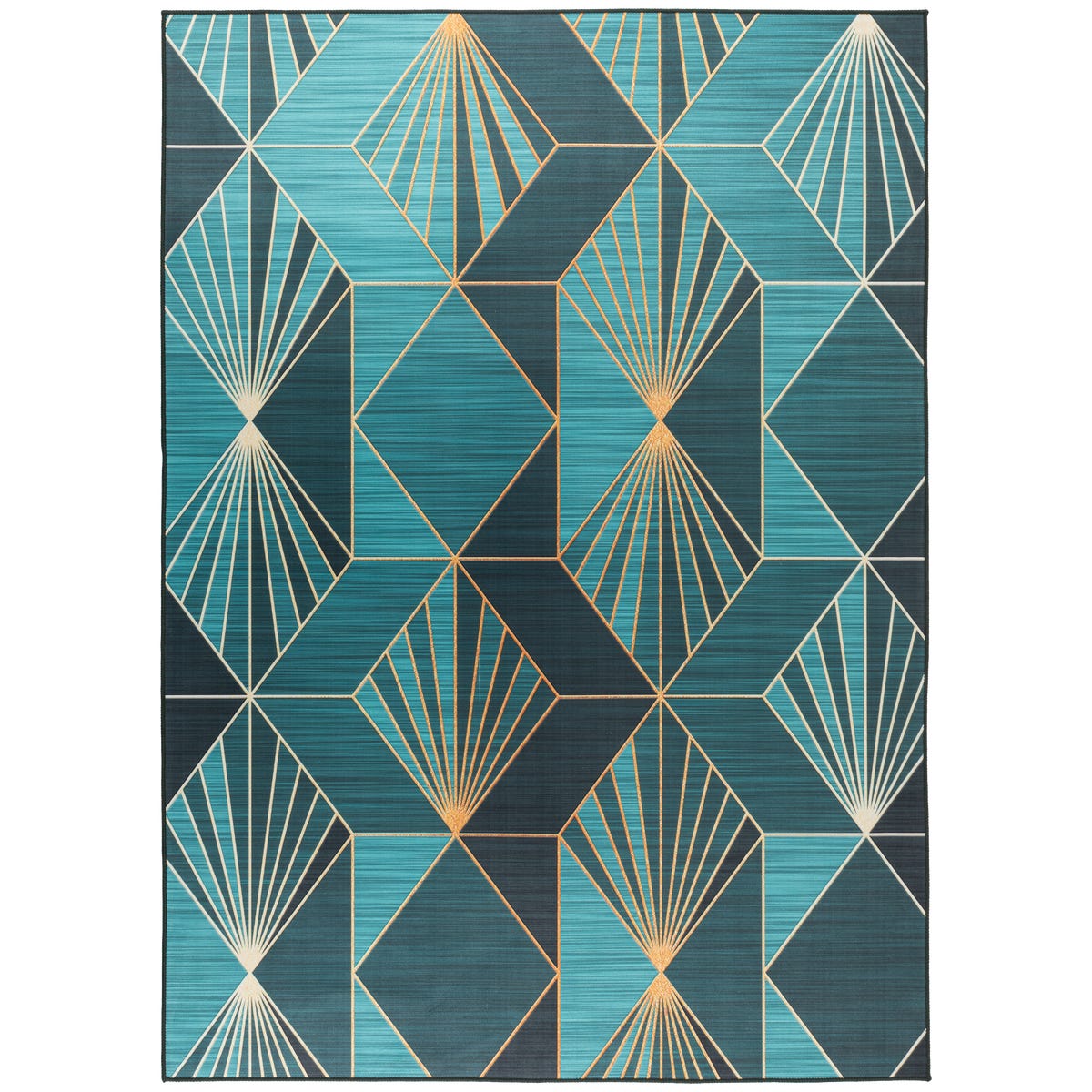 Dywan Print 3D Geometria 80 x 150 cm