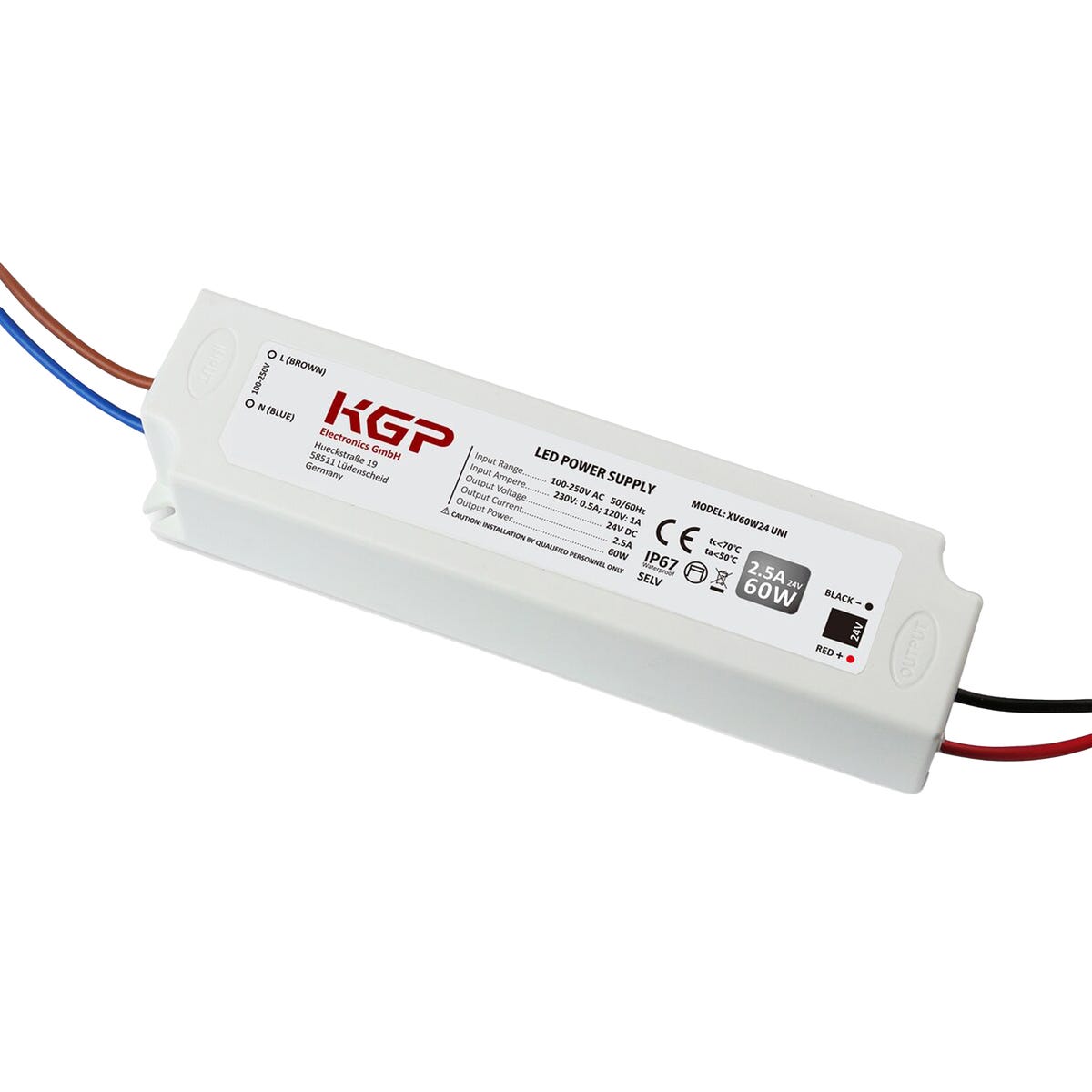 Kluś Zasilacz do taśm LED 24 V 60 W IP67