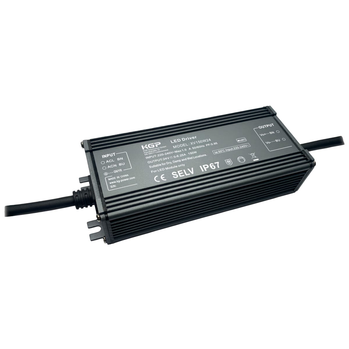 Kluś Zasilacz do taśm LED 24 V 150 W IP67