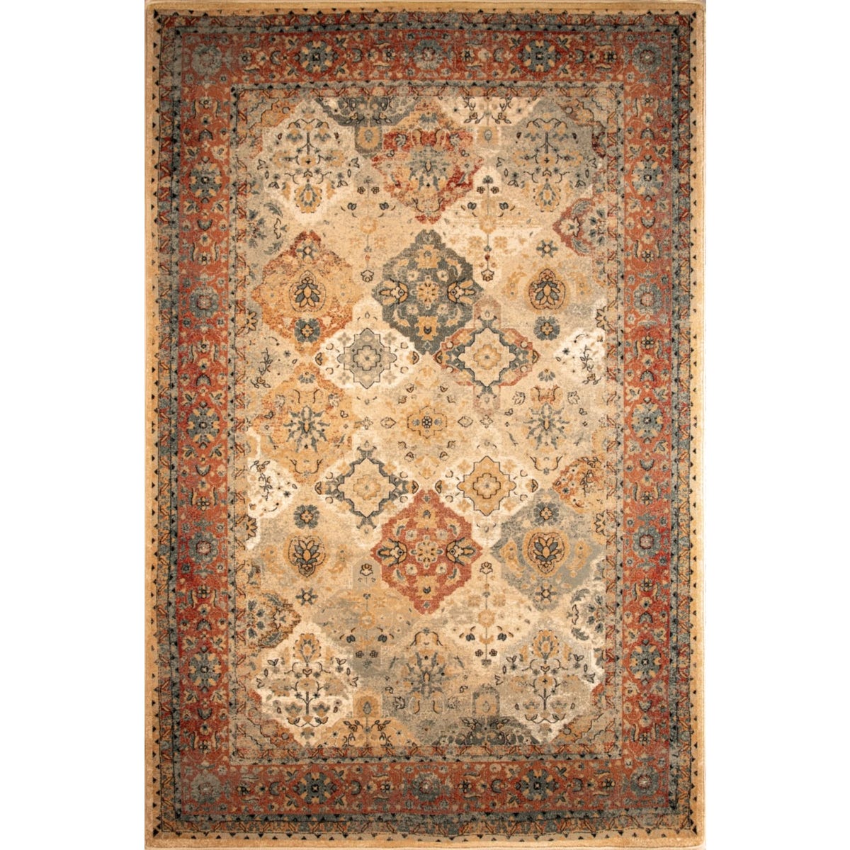 Dywan wełniany Azer jasny rubin 170 x 235 cm