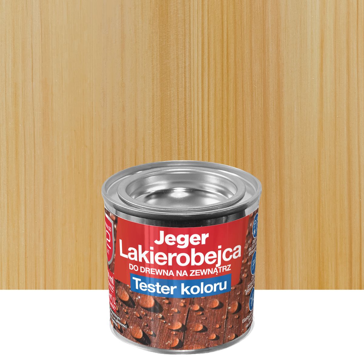 Lakierobejca tester koloru Jasny dąb 100 ml Jeger