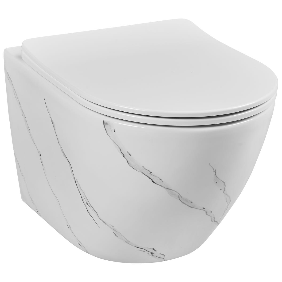 Miska WC wisząca bezkołnierzowa wirowa UNICO-BLU Aquavea