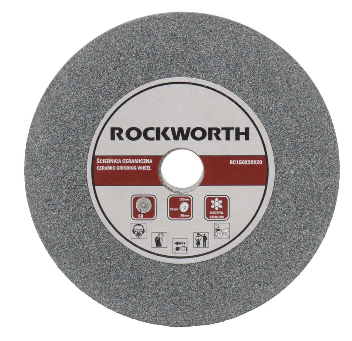 ROCKWORTH Tarcza ścierna do ceramiki 150x20x20 mm