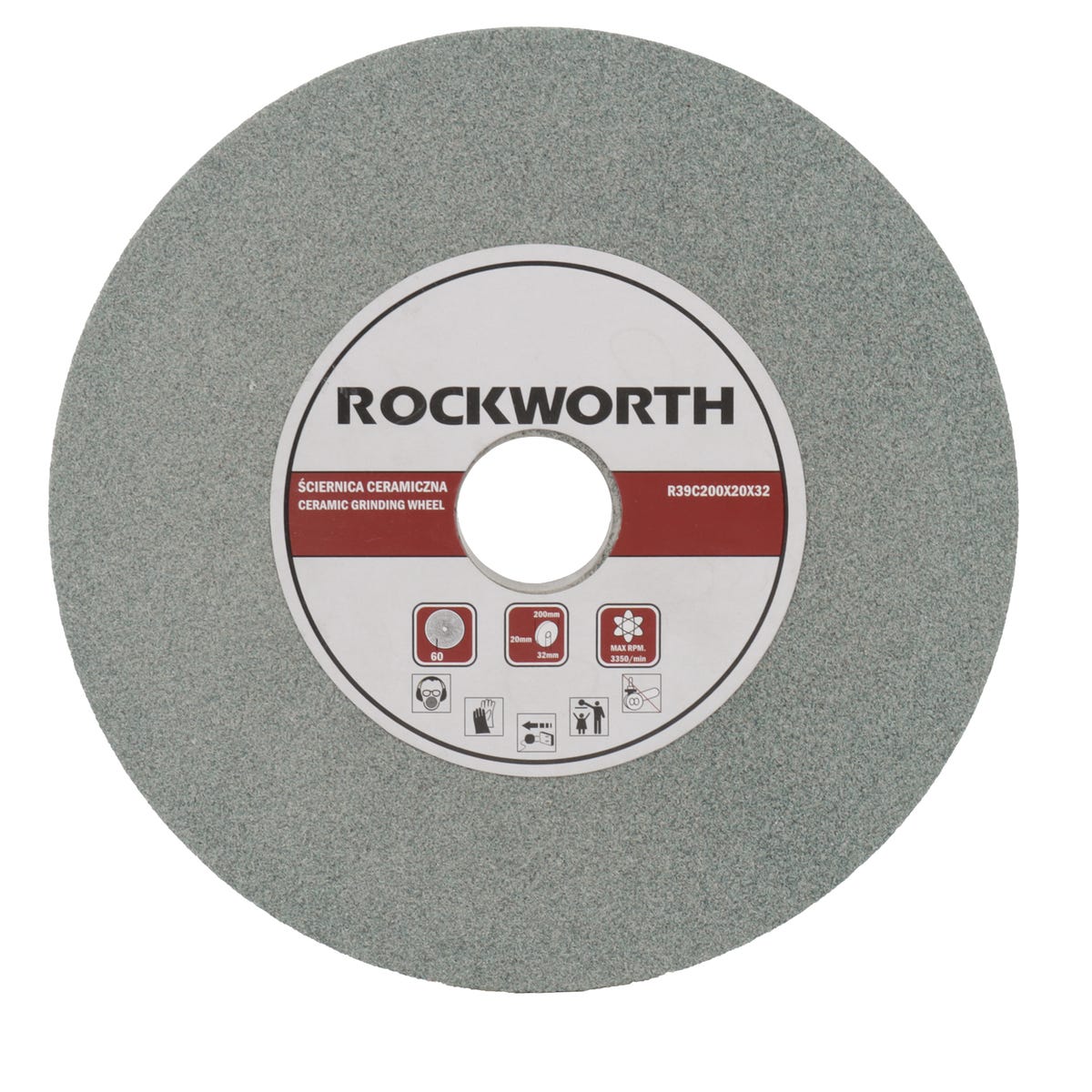 ROCKWORTH Tarcza ścierna do ceramiki 200x20x32 mm