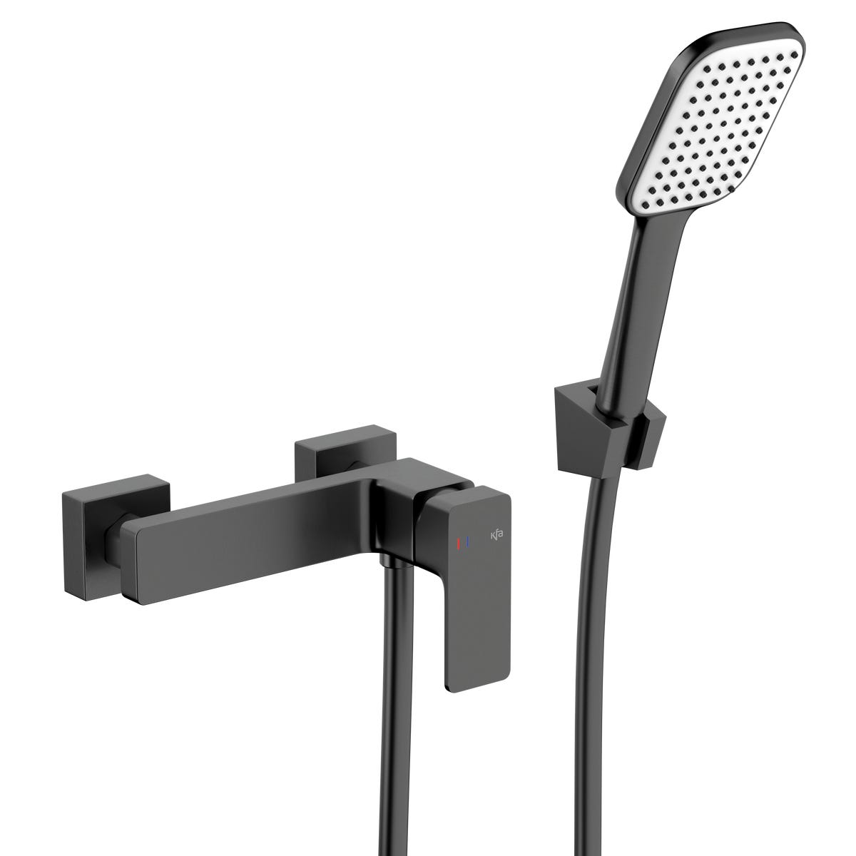 KFA Bateria prysznicowa natryskowa gun metal Dust Armatura