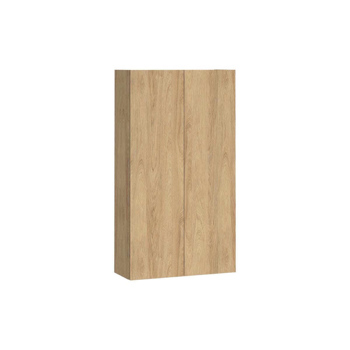 Szafka łazienkowa wisząca Atrato 56x22x100 cm brązowa dąb Cersanit