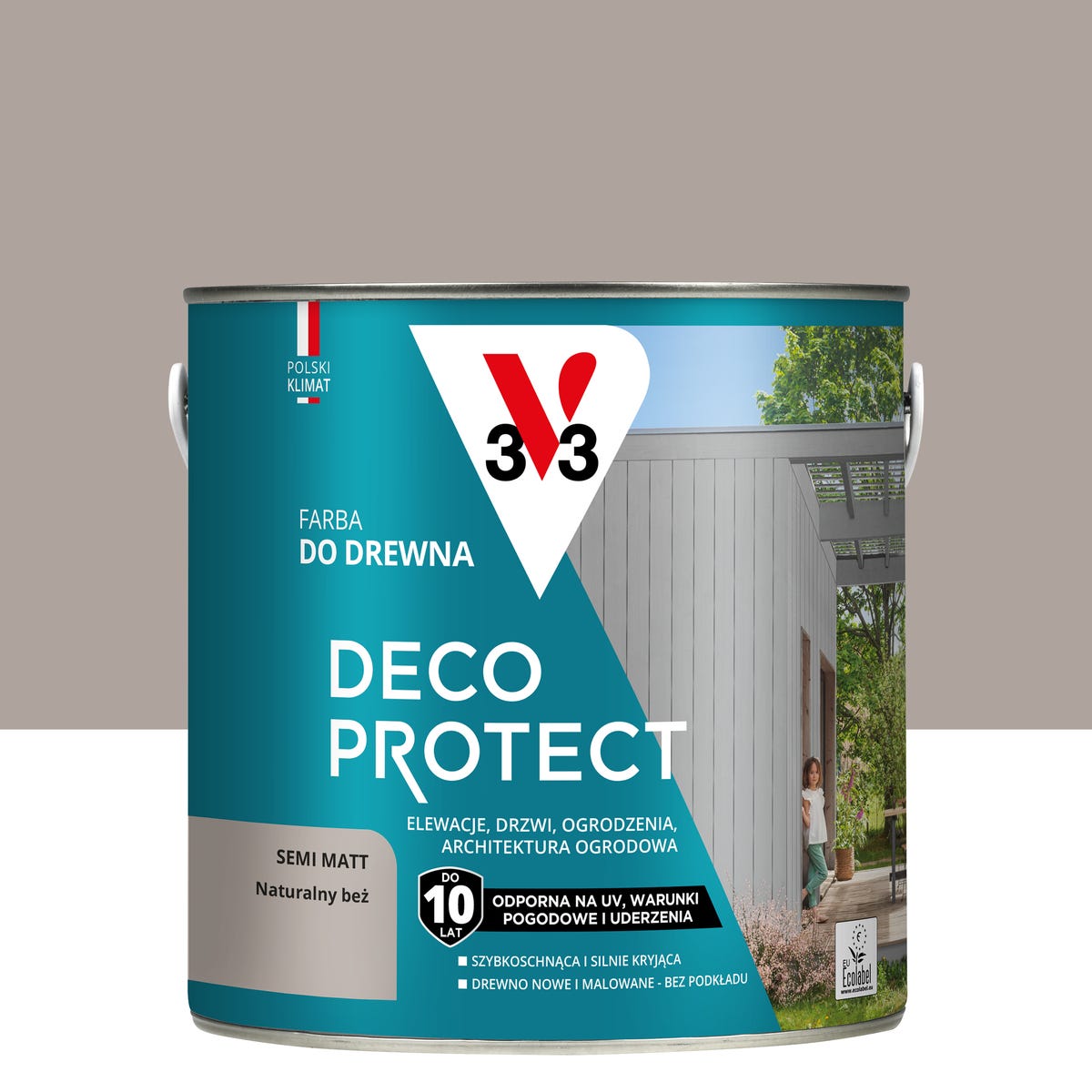 Farba do drewna Deco Protect Naturalny beż 2 l V33
