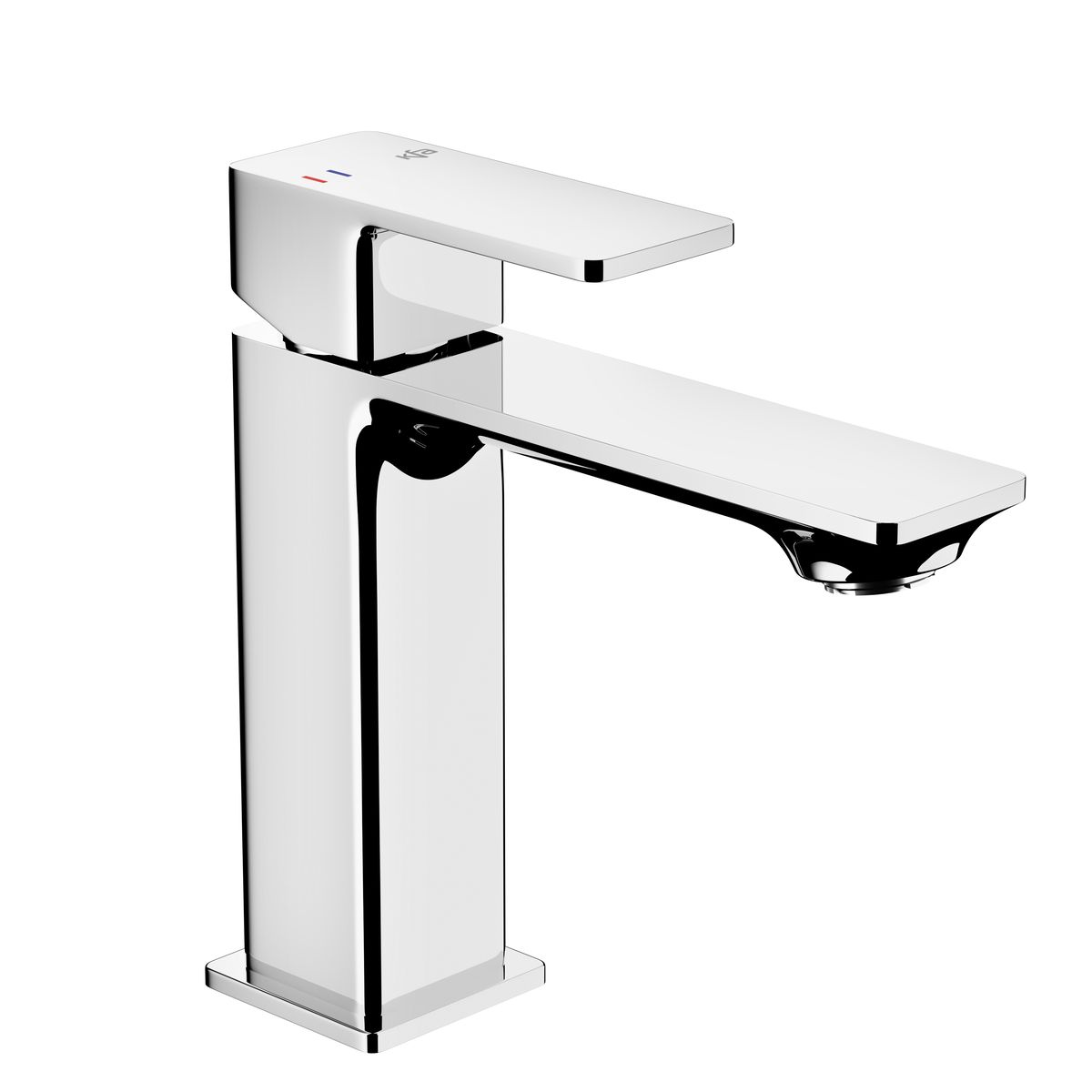 KFA Bateria umywalkowa chrom 16.3 cm z korkiem klik-klak Dust Armatura