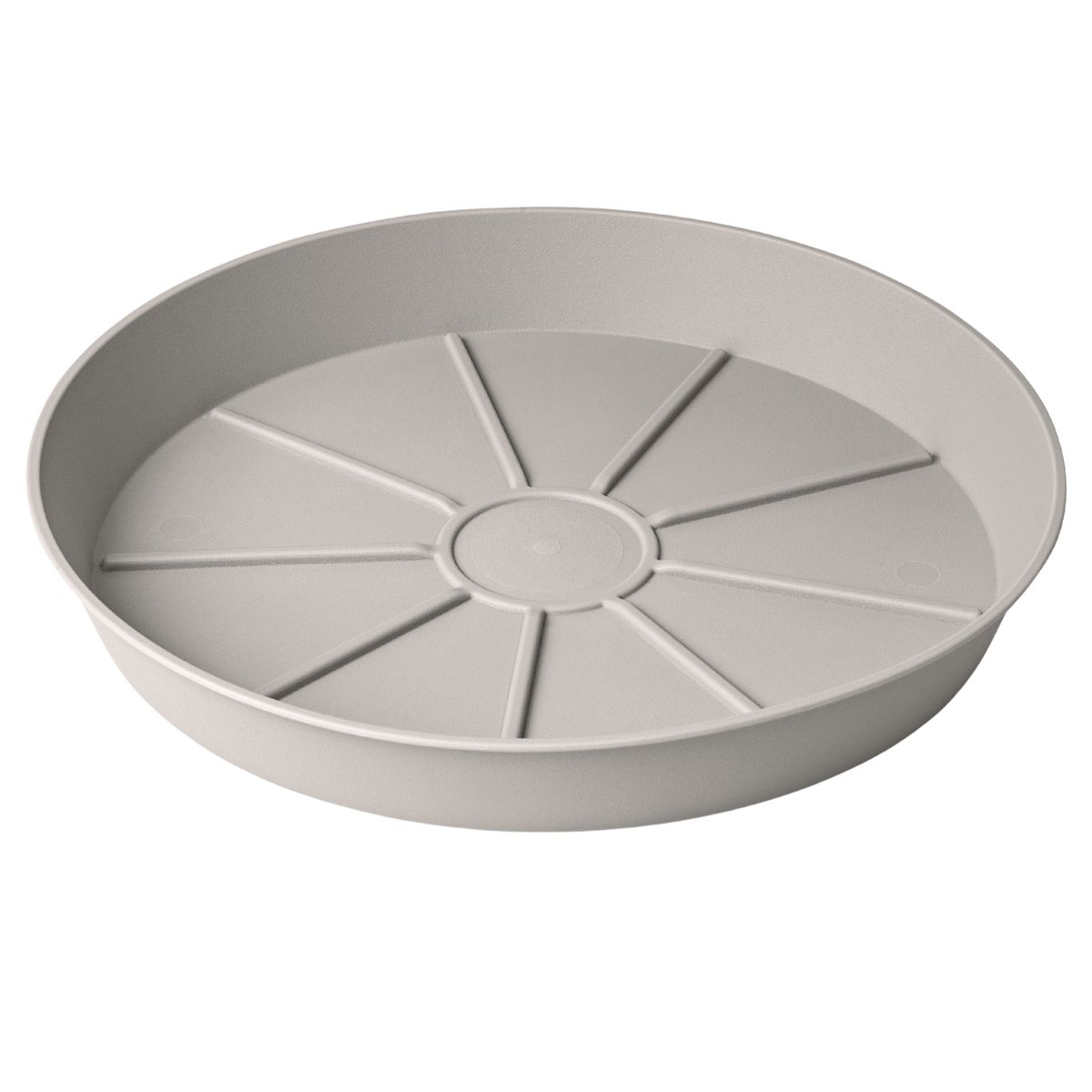 Podstawka pod doniczkę plastikowa śr.20 cm beżowa Vog