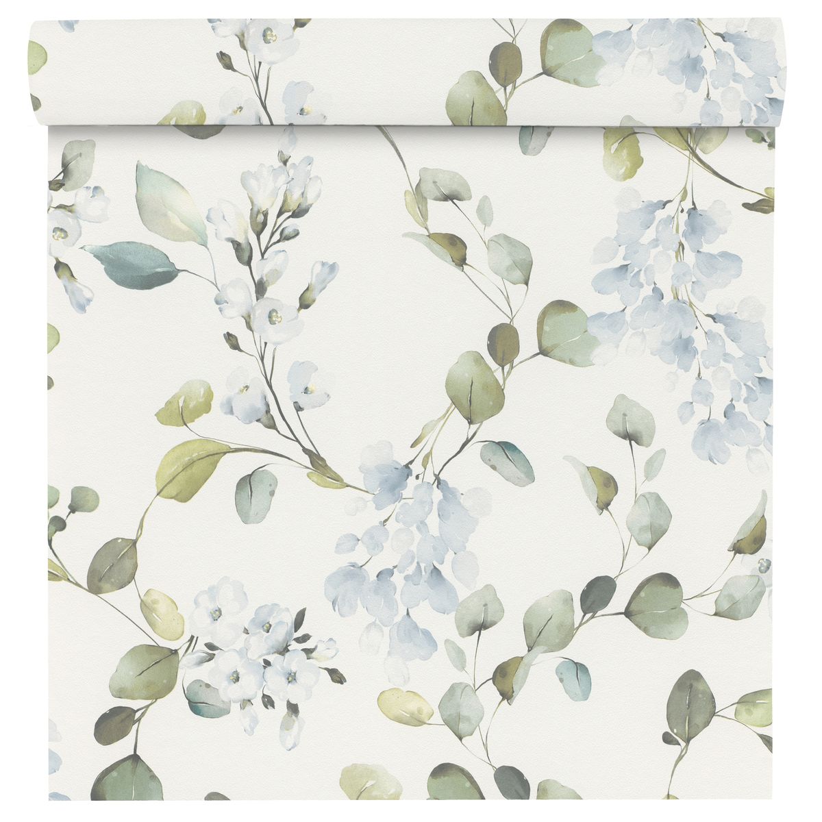 Tapeta Natura Selection Paper 285789 zielono-niebieska papierowa
