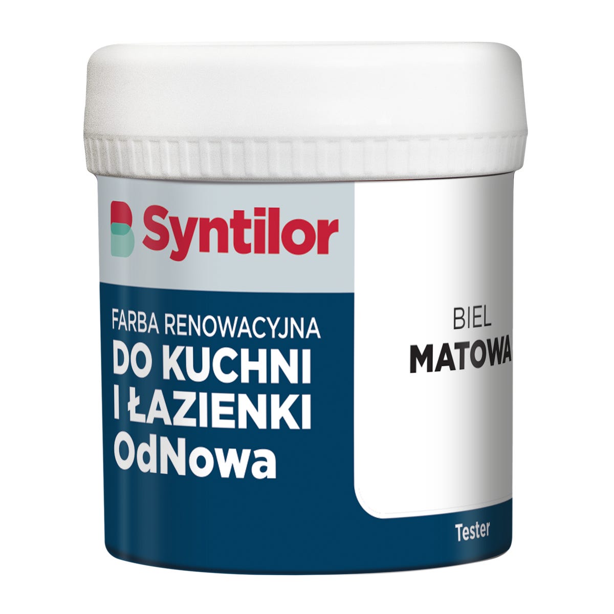 Syntilor Tester farby renowacyjnej do kuchni i łazienki OdNowa Biel mat 0.075 l