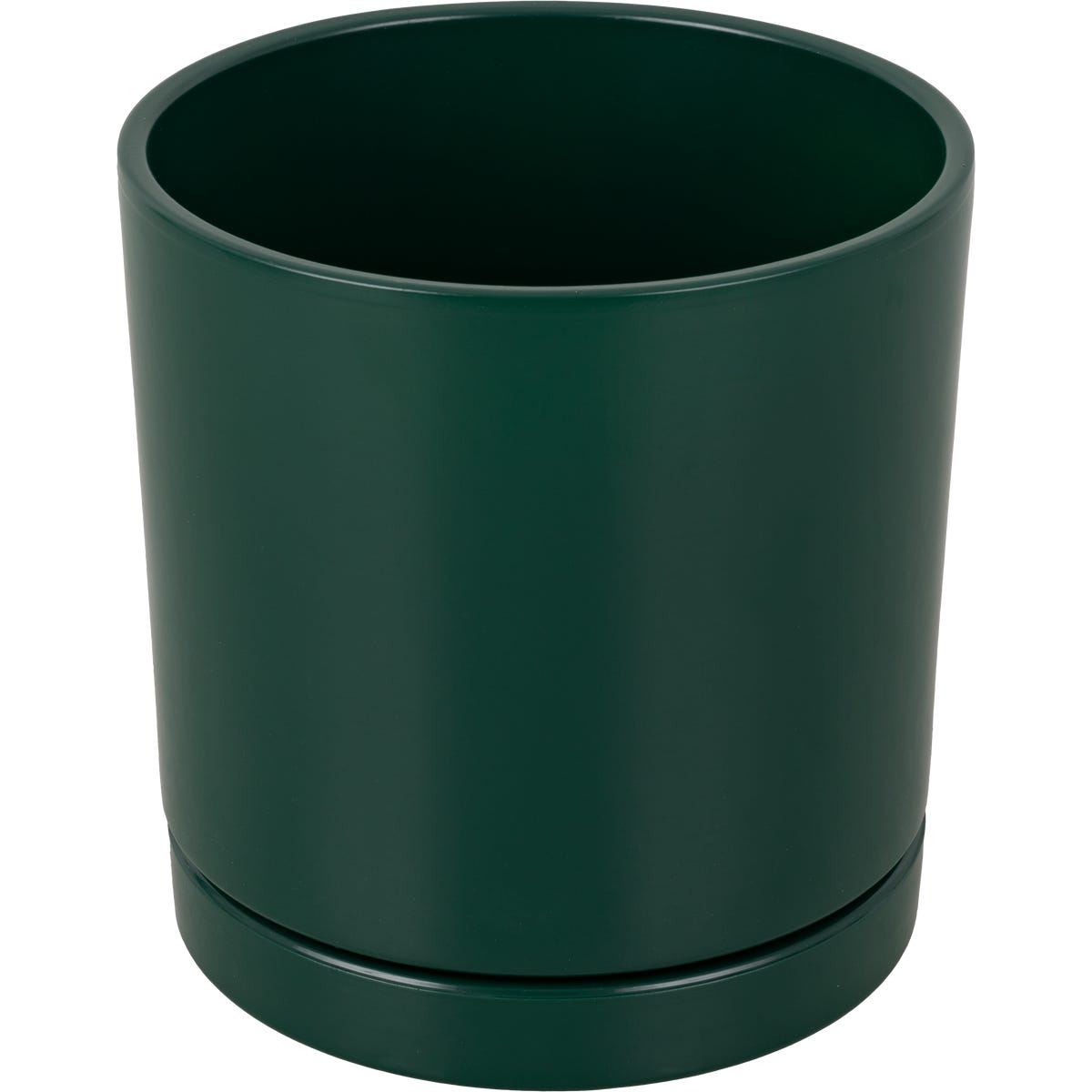 Ceramik Doniczka ceramiczna z podstawką Vienna śr.15cm zielona