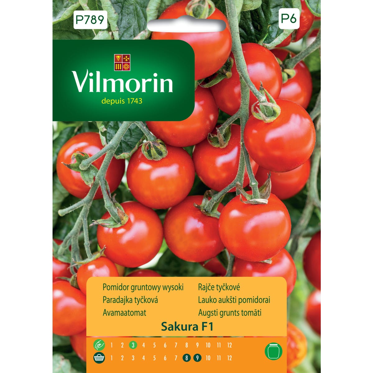 Pomidor gruntowy wysoki Sakura nasiona 9szt. Vilmorin