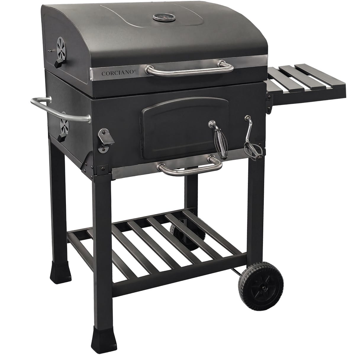 CORCIANO Grill węglowy 57.5x42cm żeliwny ruszt