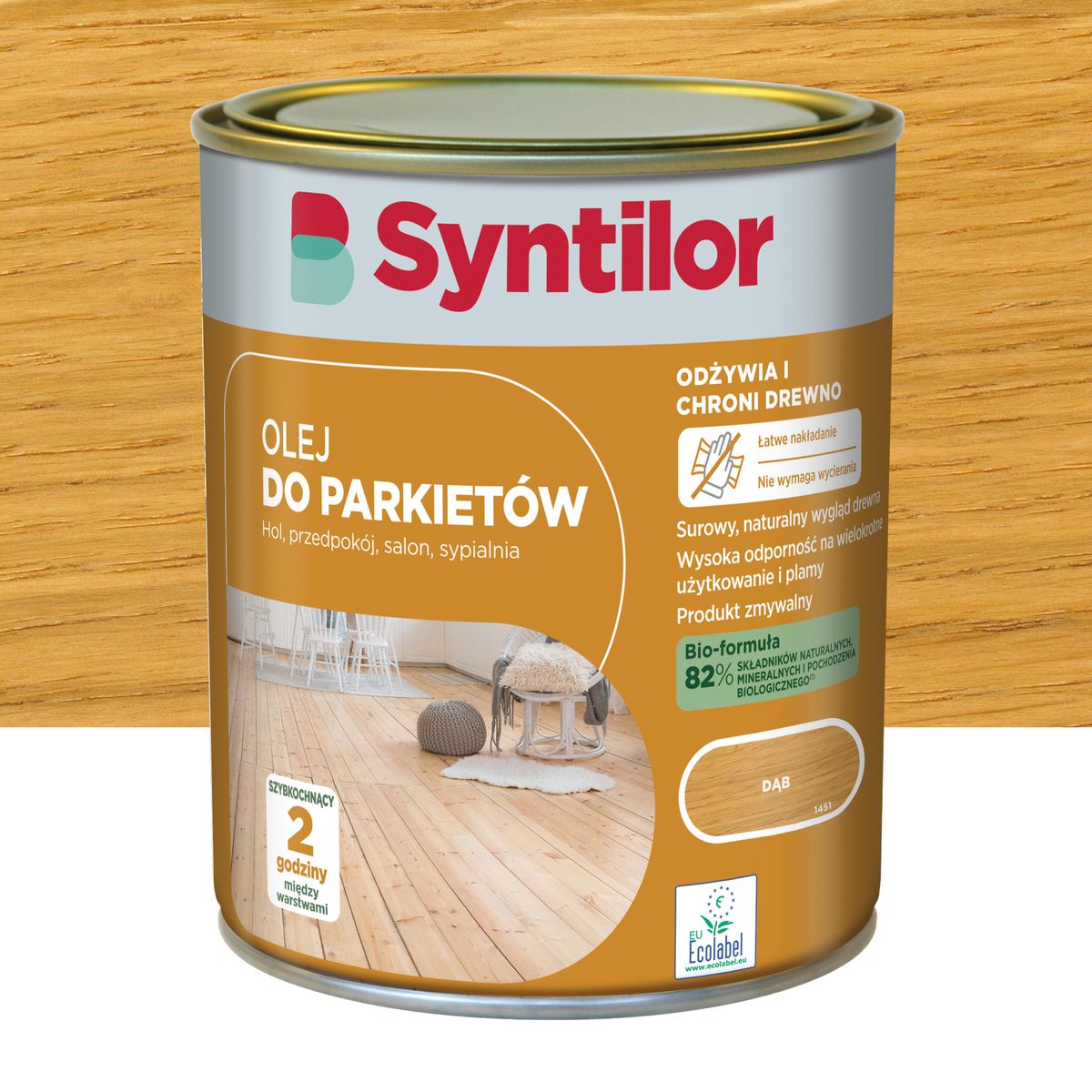 Oleje do parkietów dąb 1 l Syntilor