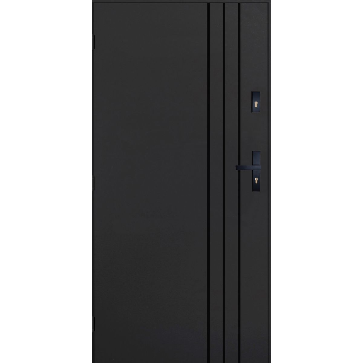 PANTOR Drzwi stalowe zewnętrzne wejściowe Avinion 72 antracytowe 90 lewe