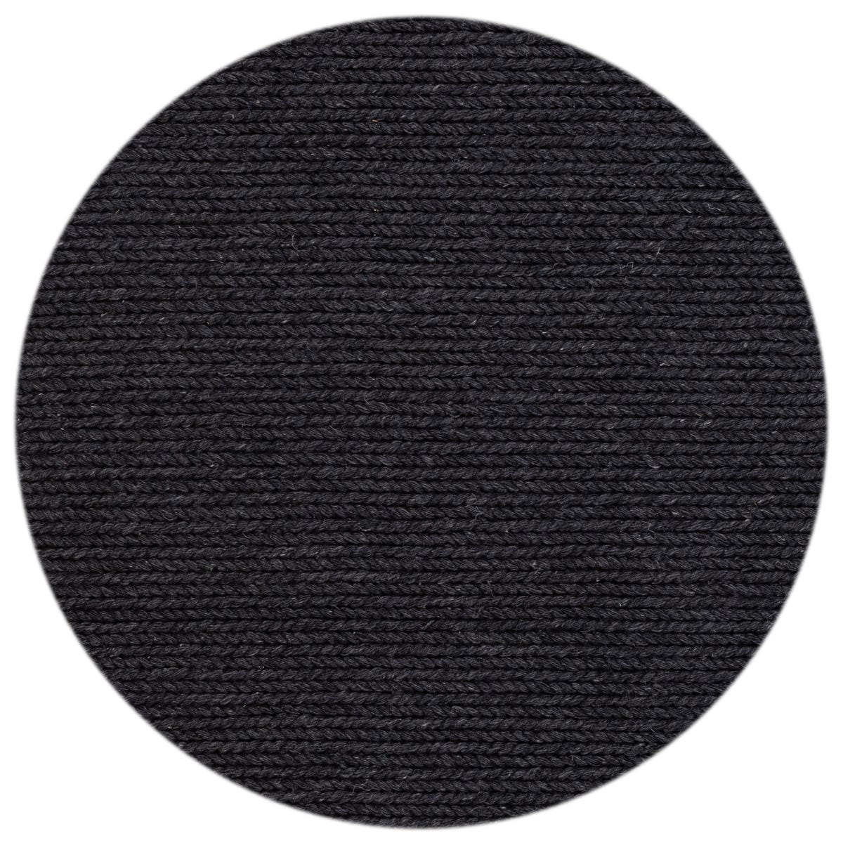 Dywan wełniany okrągły Fir Wool ciemnoszary śr. 160 cm