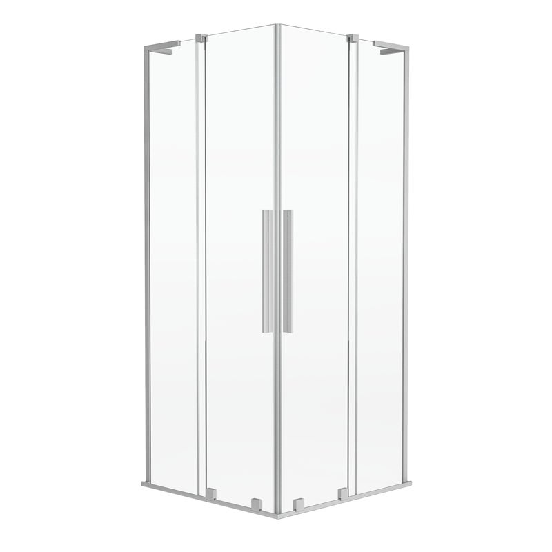 Kabina prysznicowa kwadratowa 90x90 cm chromowana Pure Durasan