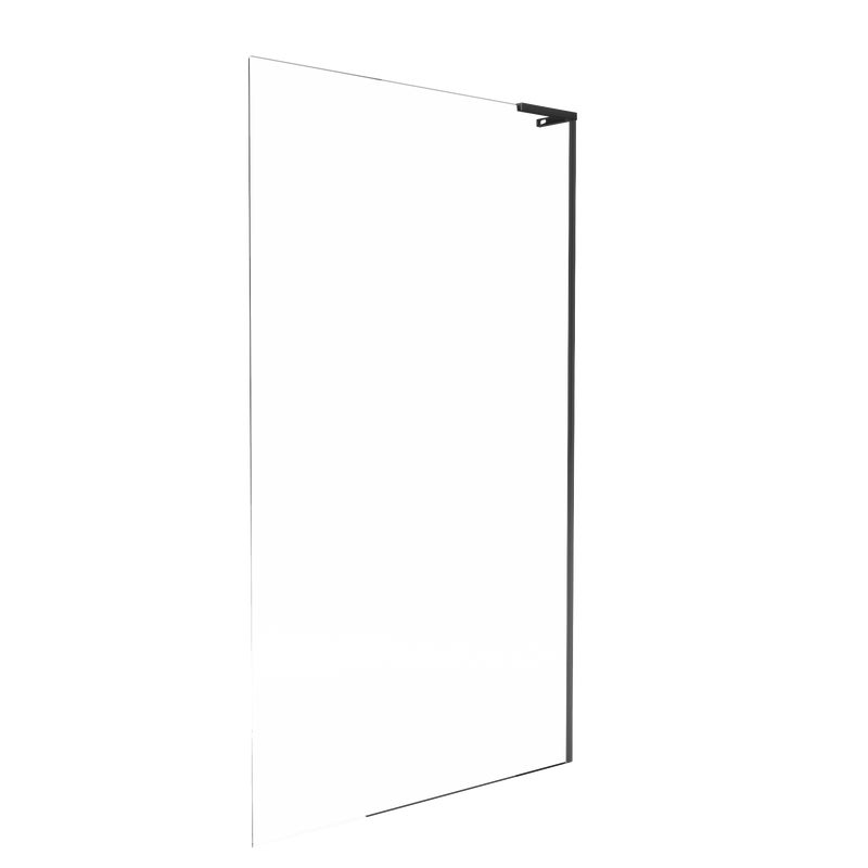 Kabina Walk-in Pure 100x200 transparentna profil czarny Durasan
