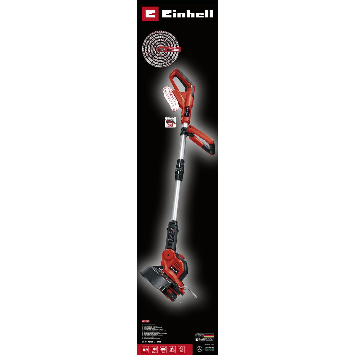Einhell 18V 28cm 2.5Ah GE-CT 18/28 Li-Solo
