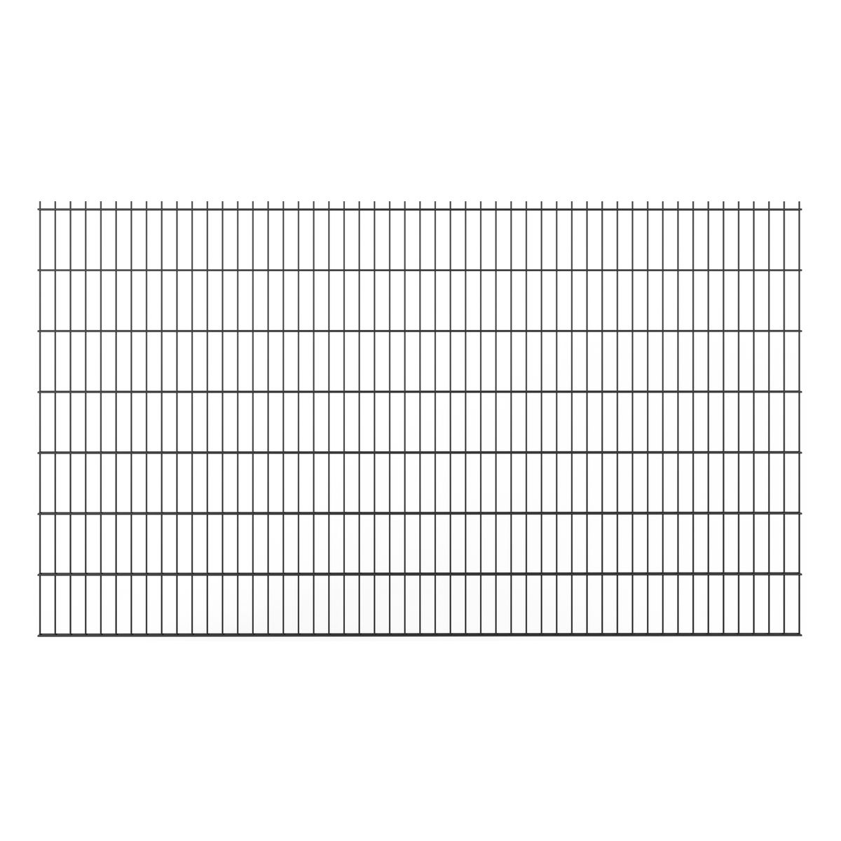 Panel ogrodzeniowy 2D Vera 143 x 250 cm czarny Wiśniowski