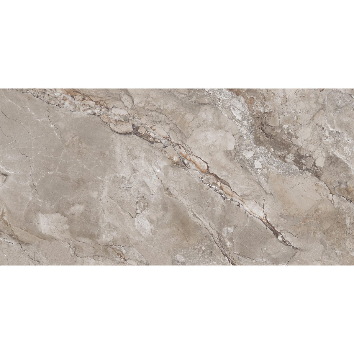 Gres Szkliwiony Palazzo Brown Car 60x120 Euroceramic